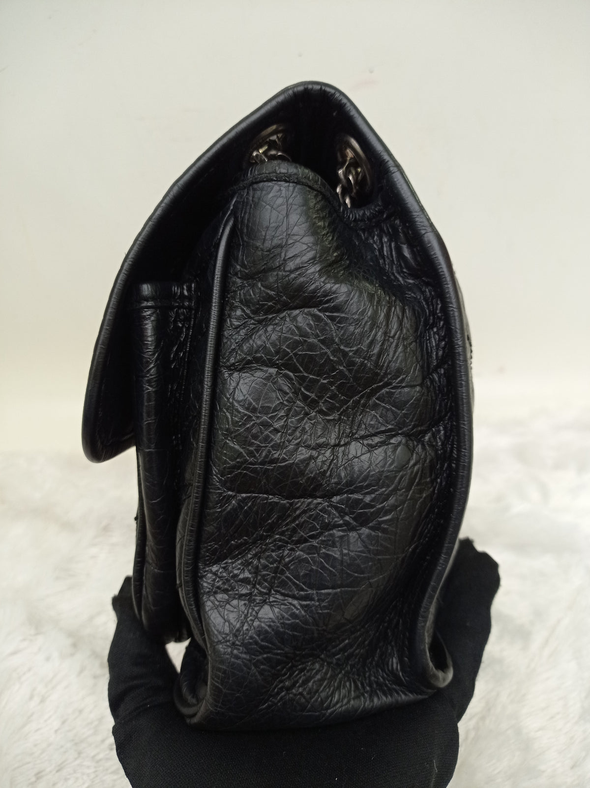 YsL Niki Medium Calfskin Black RHW 2018