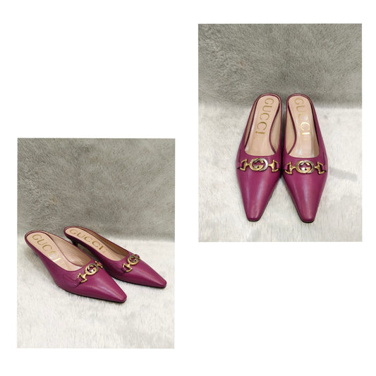 Gucci Pump Horsebit Zumi Fuchsia Size 39½