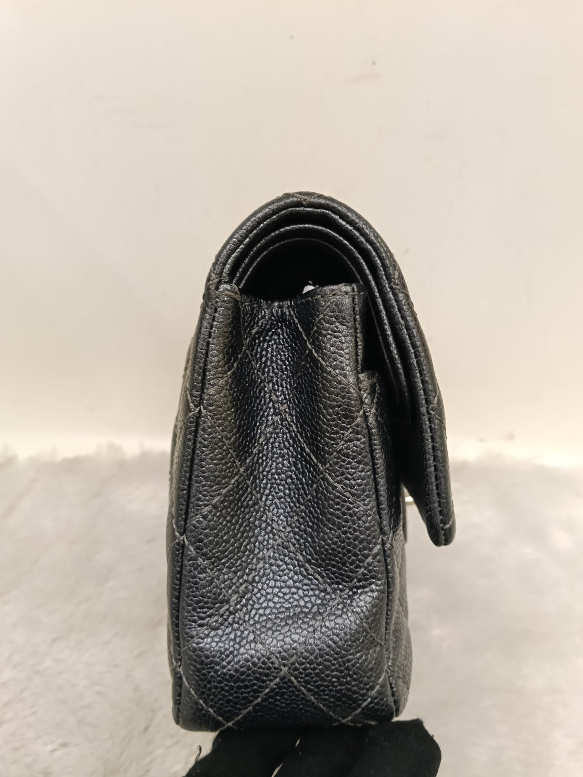 Chanel Medium Caviar Charcoal RHW DF #20