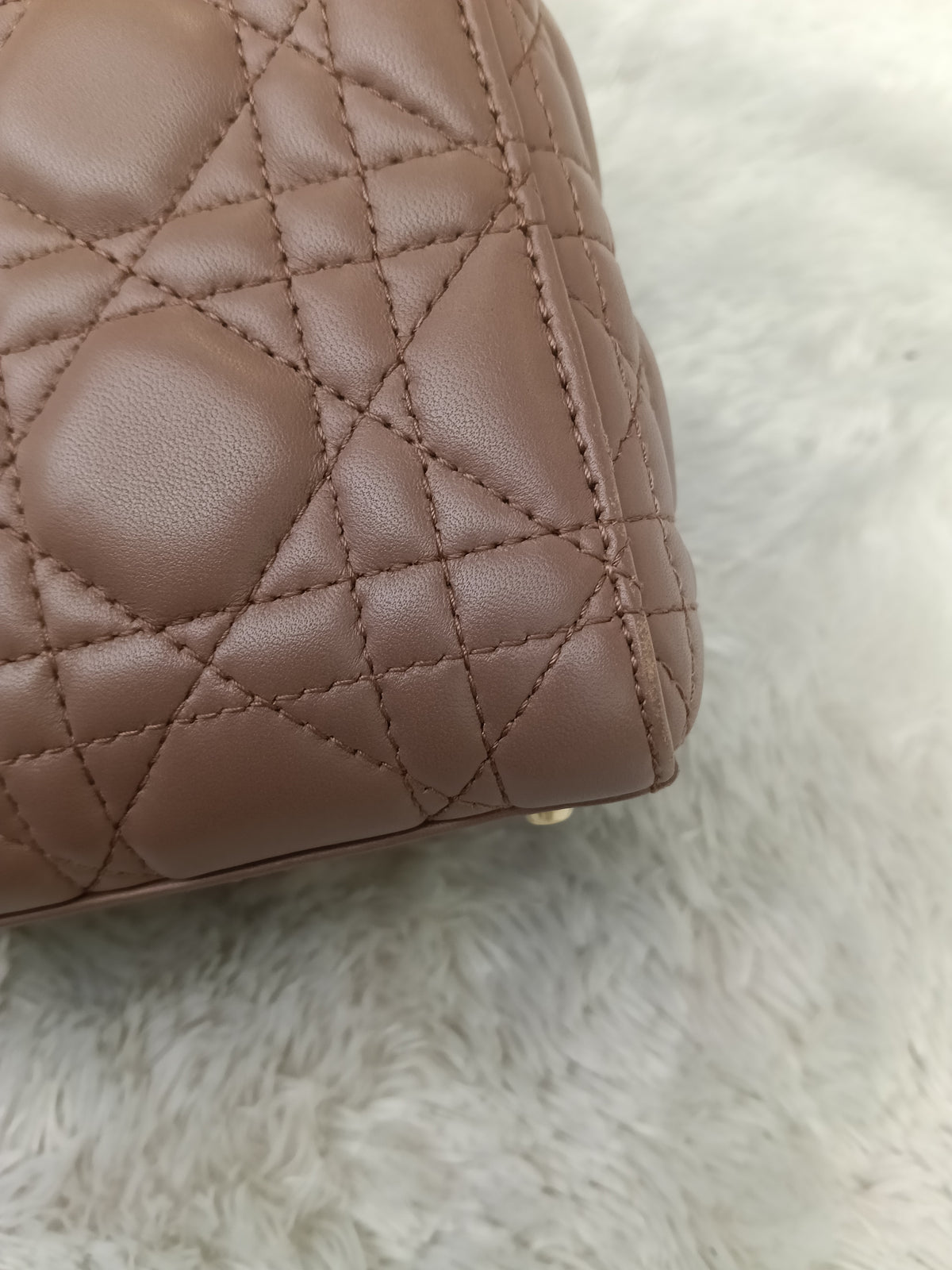 Lady Dior Mini Lamb Fard GHW 2019