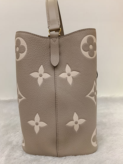 LV Neo Noe MM Monogram Empreinte Tourterelle Creme (CHIP)