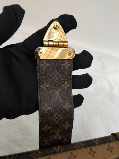 LV Petite Malle Trunk Monogram Reverse 2017