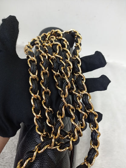 Chanel Jumbo Caviar Black GHW DF #24