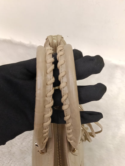 Balenciaga Small City Classic Croco Beige GHW 2018