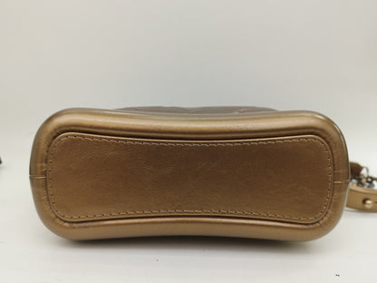 Chanel Gabrielle Small Calfskin Bronze #23