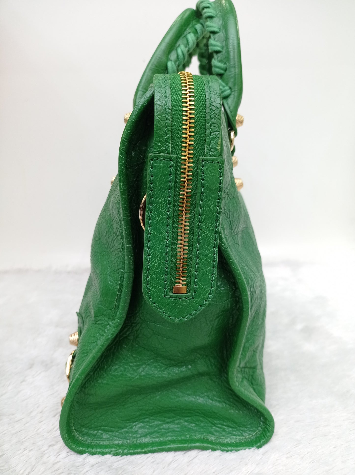 Balenciaga Reguler City Classic Giant Green GHW 2015