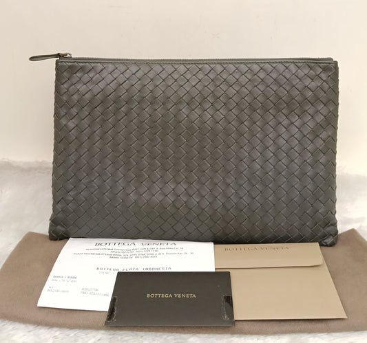Bottega Veneta Pouch Billeto Grey RHW 2018
