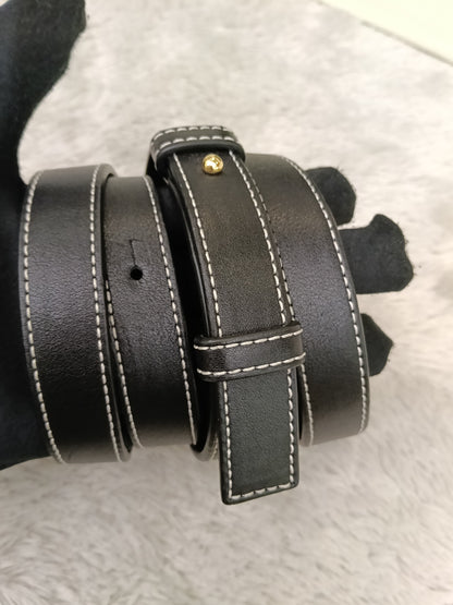 Loewe Puzzle Small Grained Midnight Blue Black GHW 2019