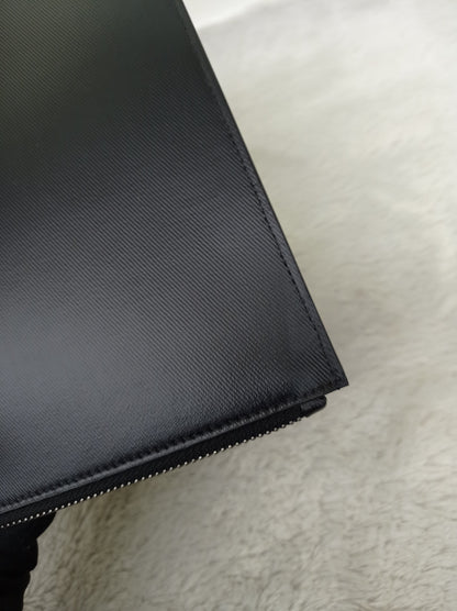 Givenchy 4G Large Pouch with Zip Wrist Strap Black SHW 2018