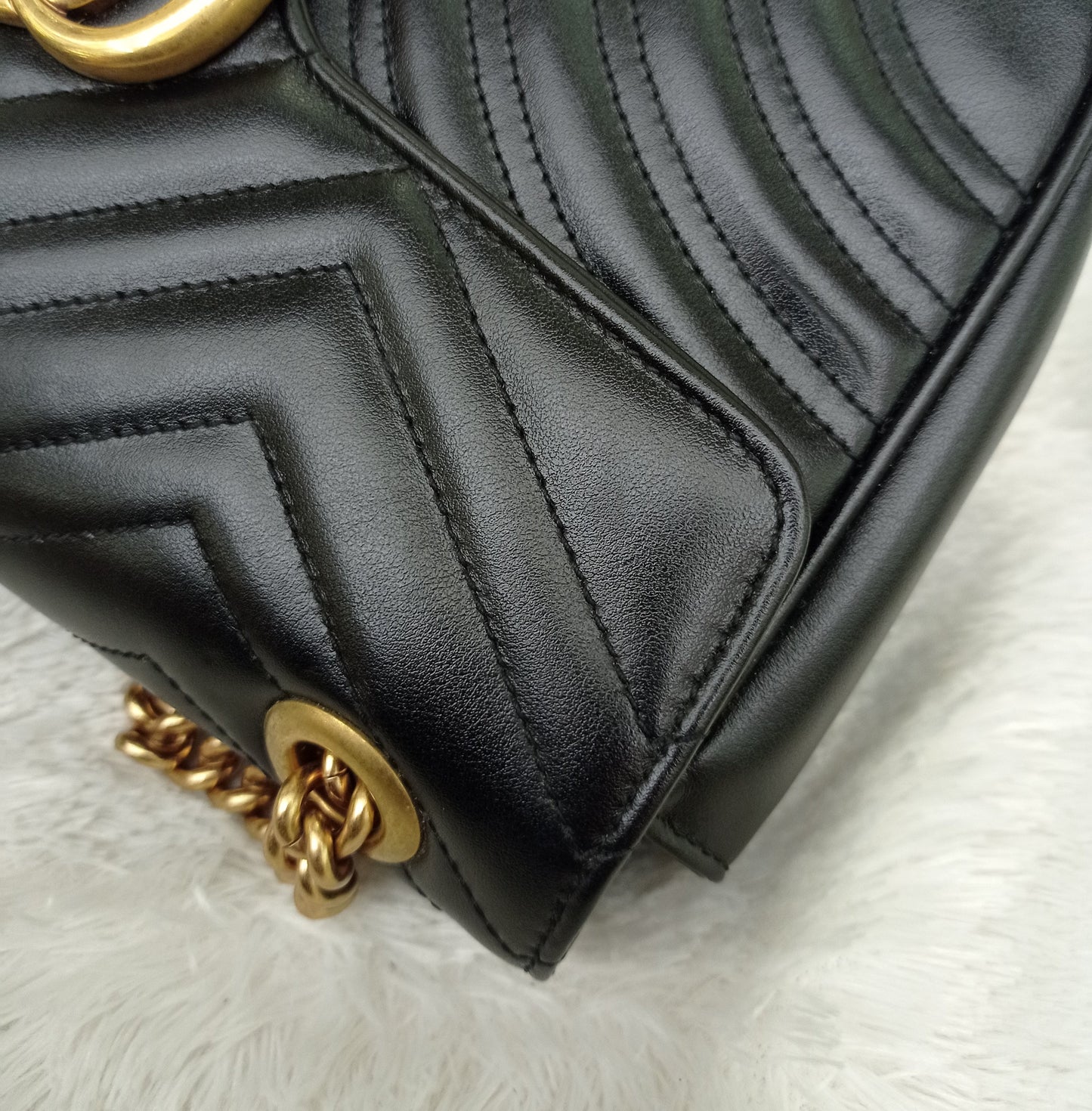 Gucci Marmont Small Black GHW