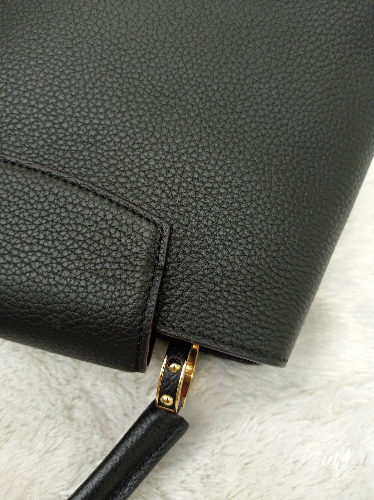 LV Capucines PM Taurillon Noir 2019