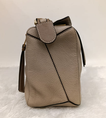 Loewe Puzzle Medium Grained Sand Mink GHW 2018