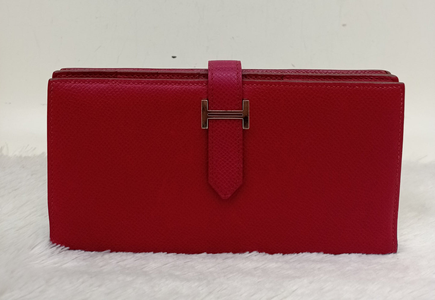 Hermes Bearn Wallet Epsom Rubish PHW #T