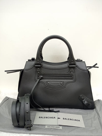 Balenciaga Neo City Classic Small Calfskin All Black 2020