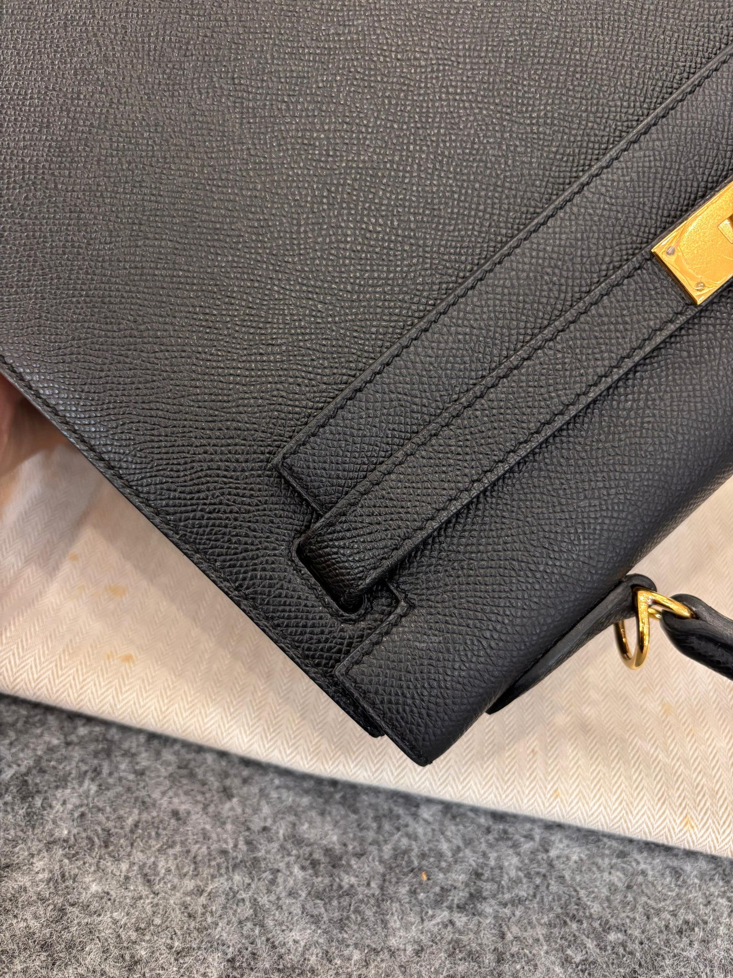 K32 Epsom Sellier Black GHW #A