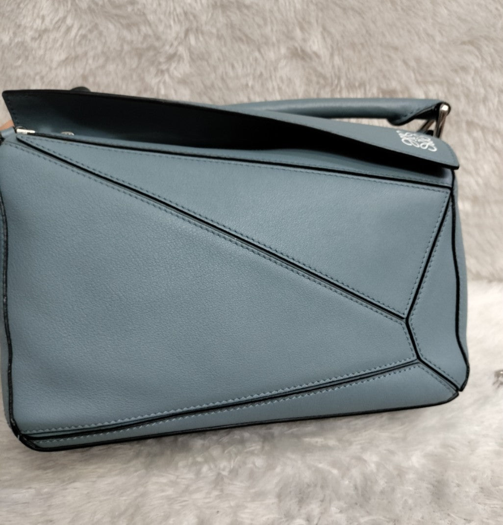 Loewe Puzzle Small Blue SHW 2017