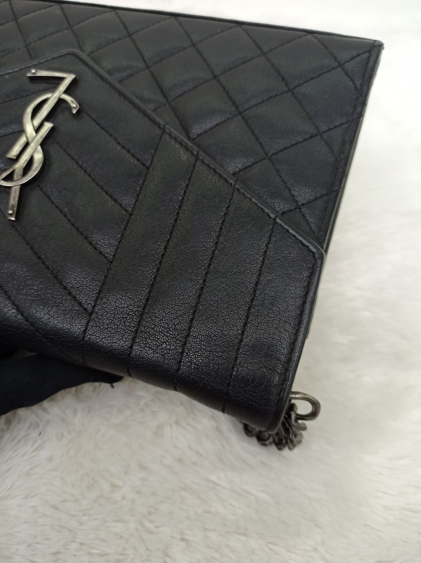 YsL WOC 22 Monogram Calfskin Black RHW 2016