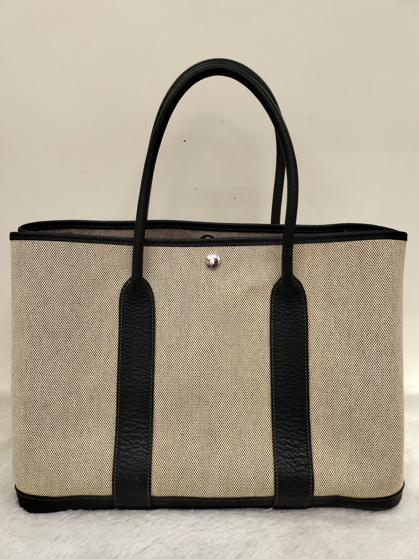 Garden Party 36 Toile Negonda Beige Black #N square