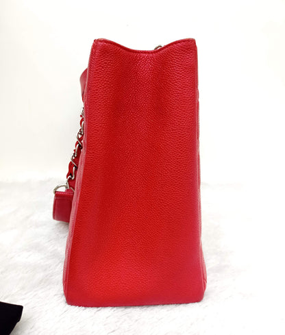 Chanel GST Caviar Red SHW #19
