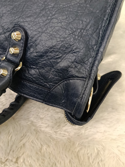 Balenciaga Small City Classic Blue Nuit SHW 2018