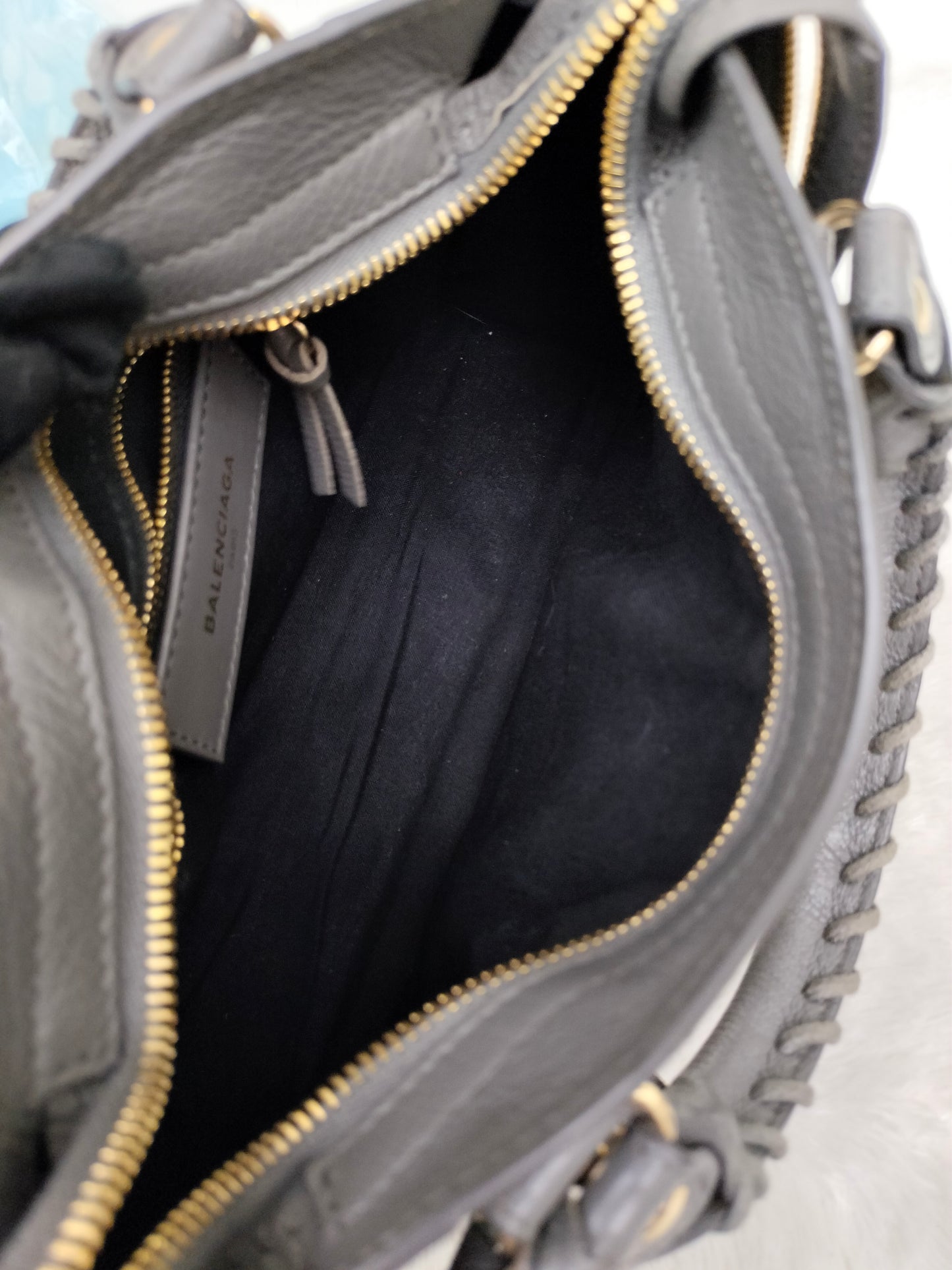 Balenciaga Mini City Edge Grey GHW 2017