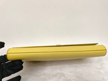 YsL Chyc Ligne Clutch Yellow GHW 2013