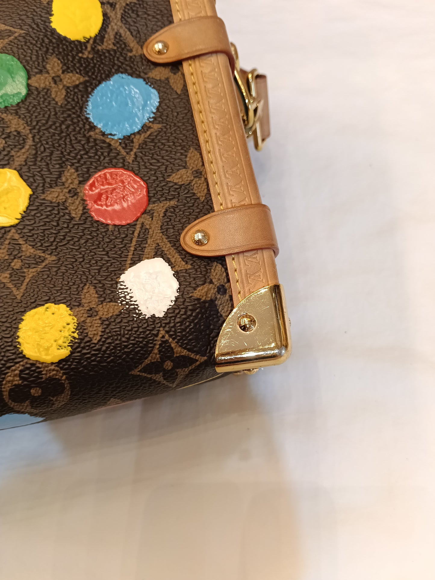 LV X Yayoi Kusama Side Trunk MM Monogram 3D Dots (CHIP)