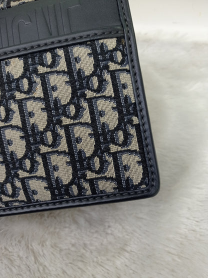 Dior Montaigne 30 Chain Flap Oblique Navy GHW 2020