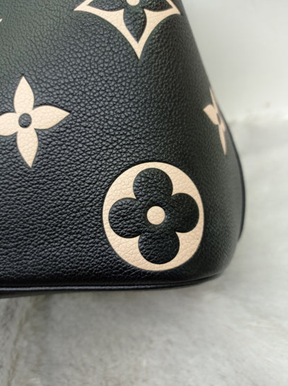 LV Neo Noe MM Monogram Empreinte Noir Creme (CHIP)