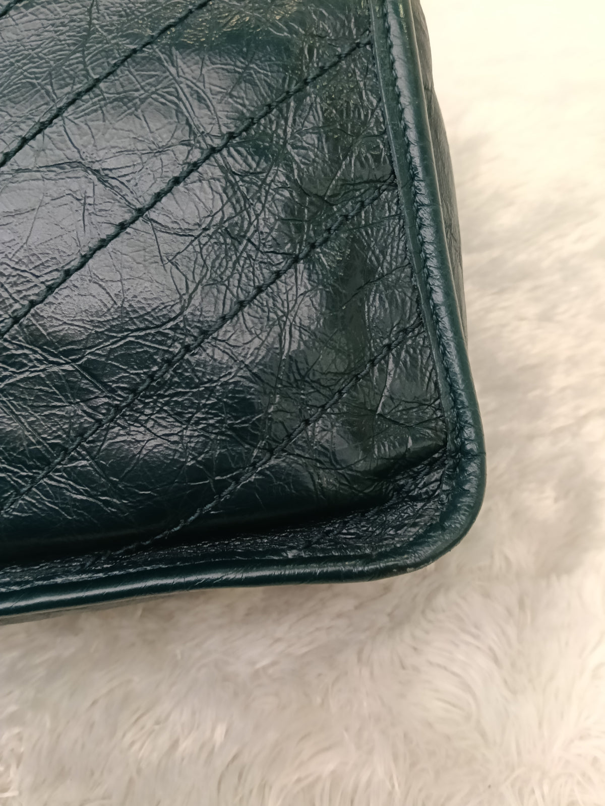YsL Niki Medium Calfskin Emerald Green RHW 2018