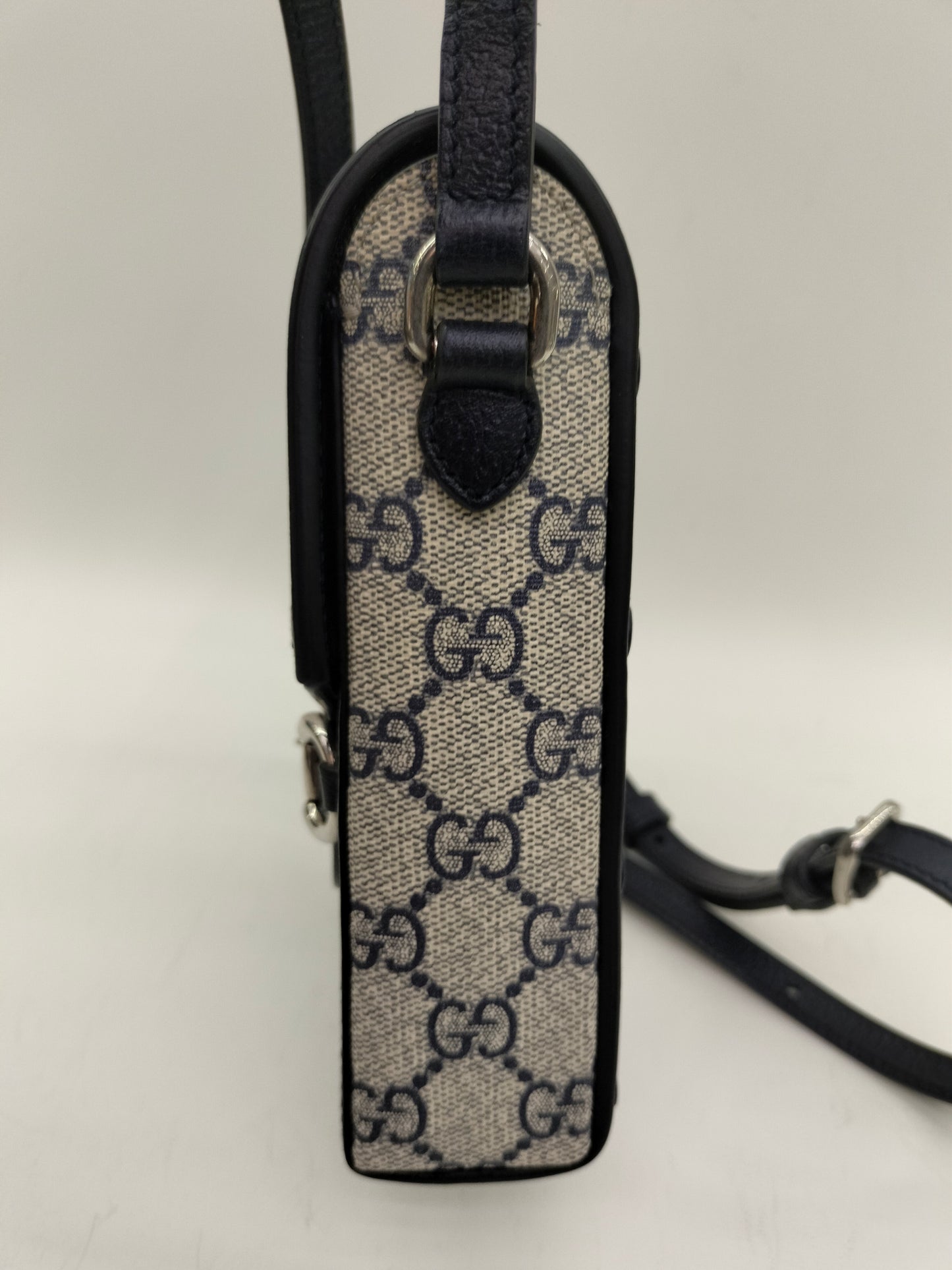 Gucci Horsebit Phone Bag Black