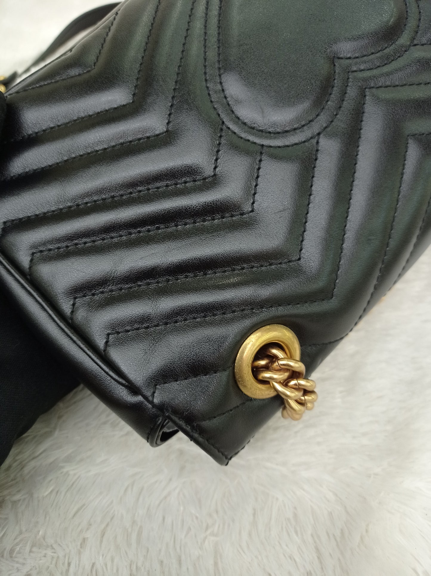 Gucci Marmont Small Black GHW