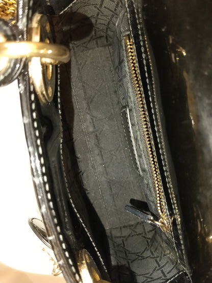 Lady Dior Mini Patent Black GHW 2019