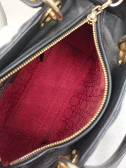 Lady Dior Medium Lamb Black GHW 2013