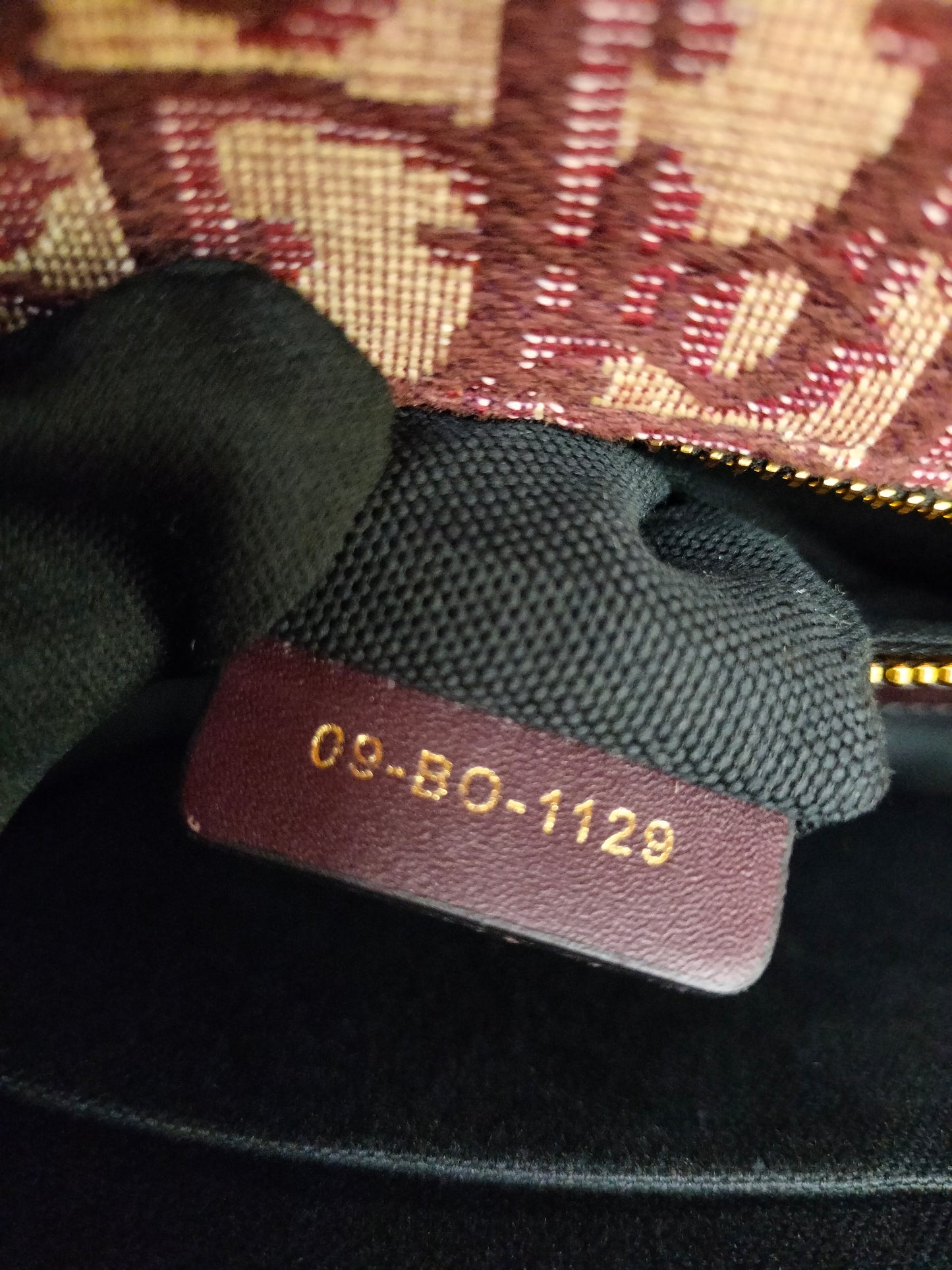 Dior Montaigne Medium Oblique Burgundy GHW 2019