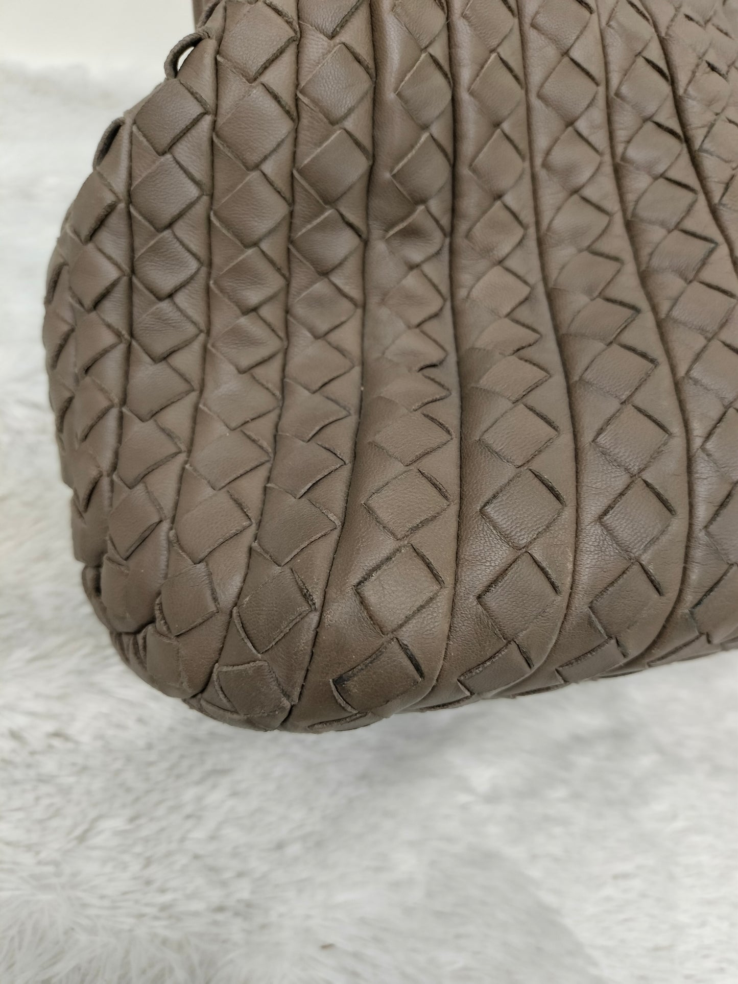 Bottega Veneta Intrecciato Doctor Bag Beige RHW 2008