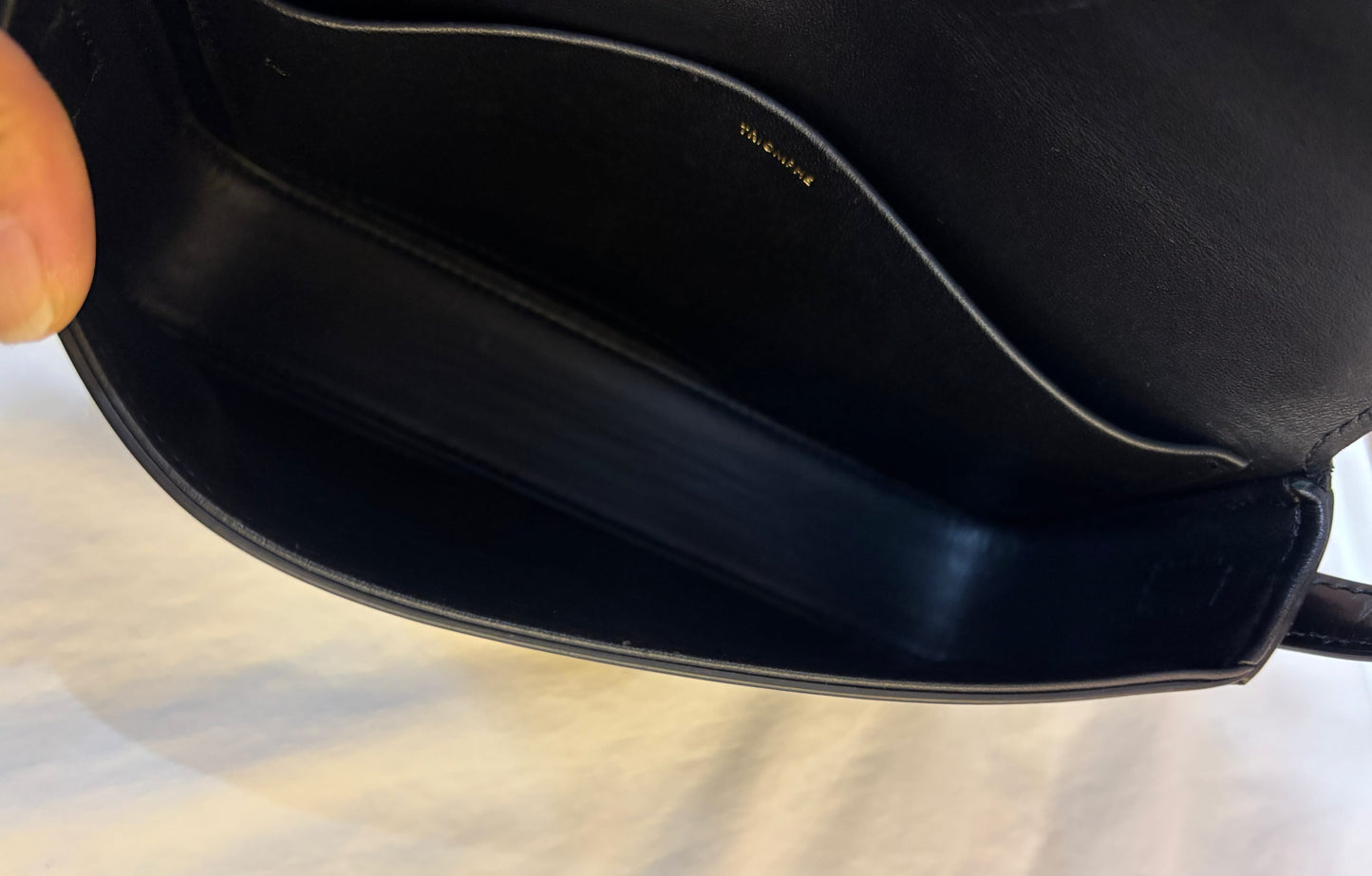Celine Triomphe Shoulder Calfskin Black GHW 2022