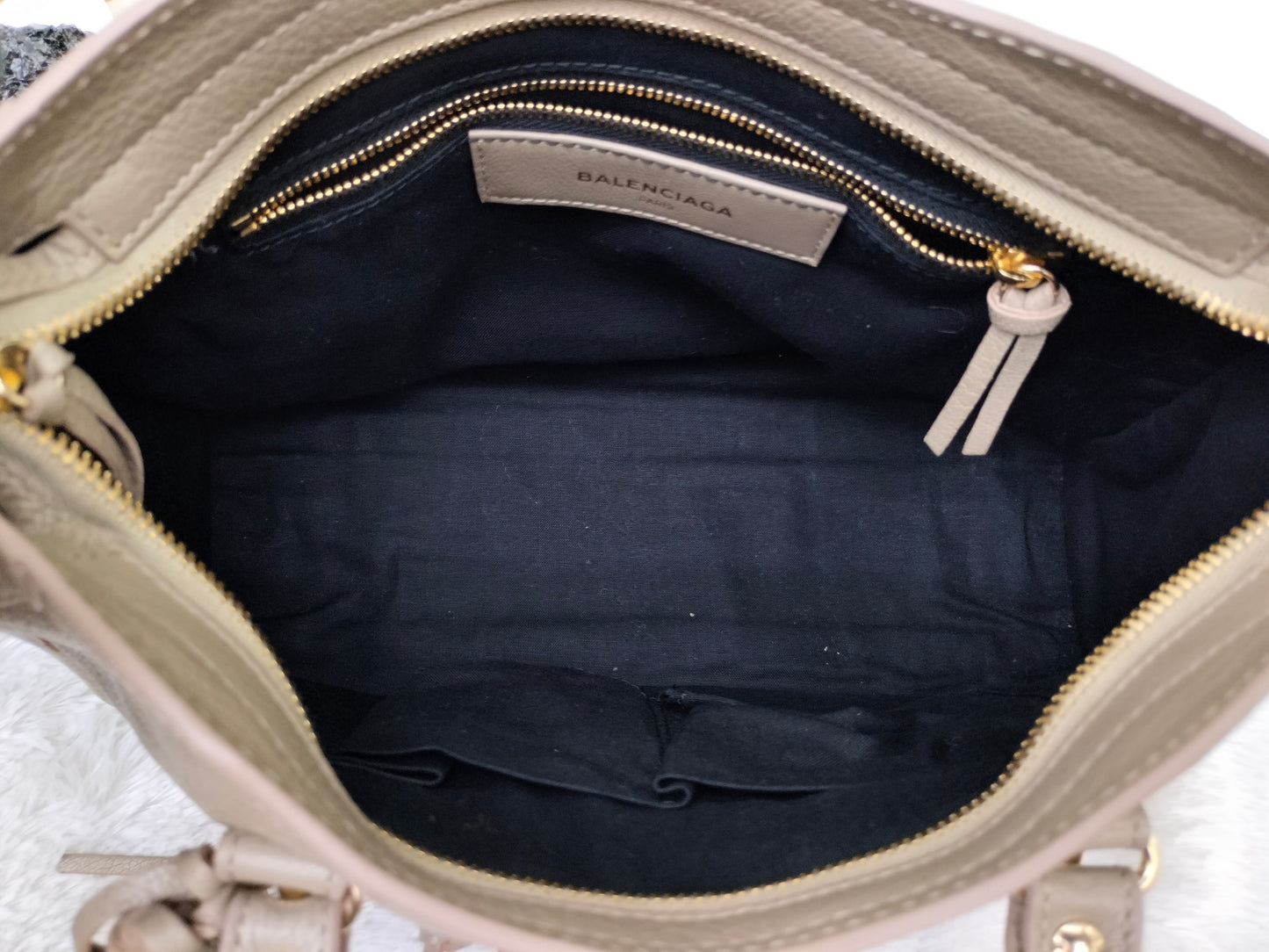 Balenciaga Small City Edge Taupe GHW 2017