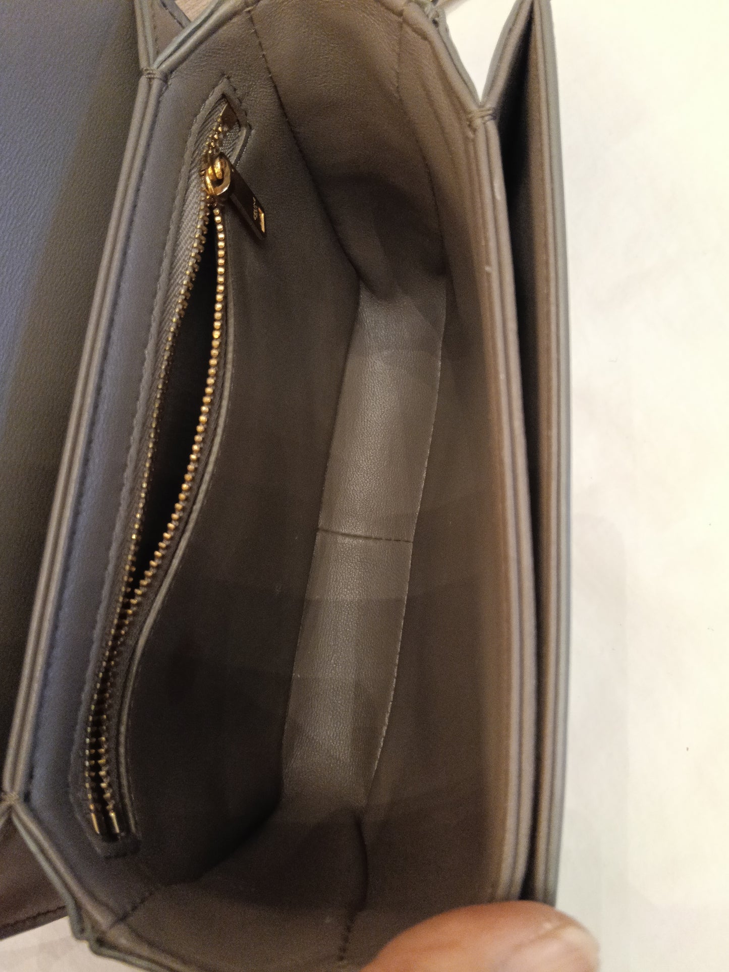 Celine Triomphe Teen Shiny Calfskin Pebble GHW 2022