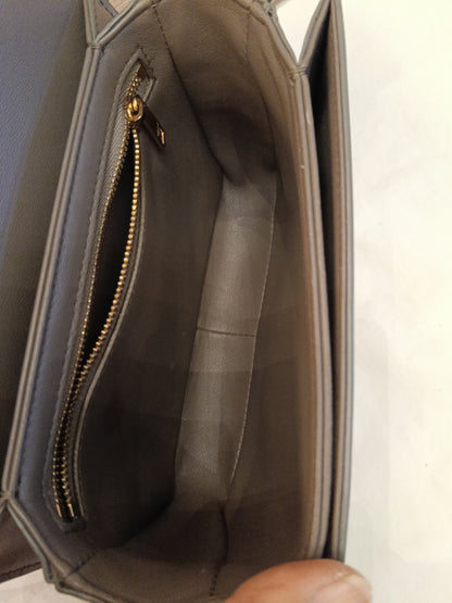 Celine Triomphe Teen Shiny Calfskin Pebble GHW 2022
