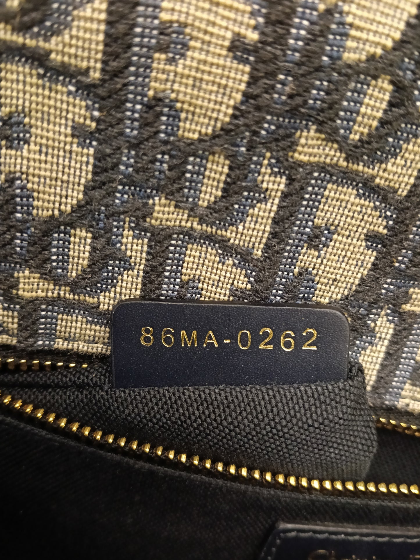 Dior Montaigne 30 Oblique Navy GHW 2022