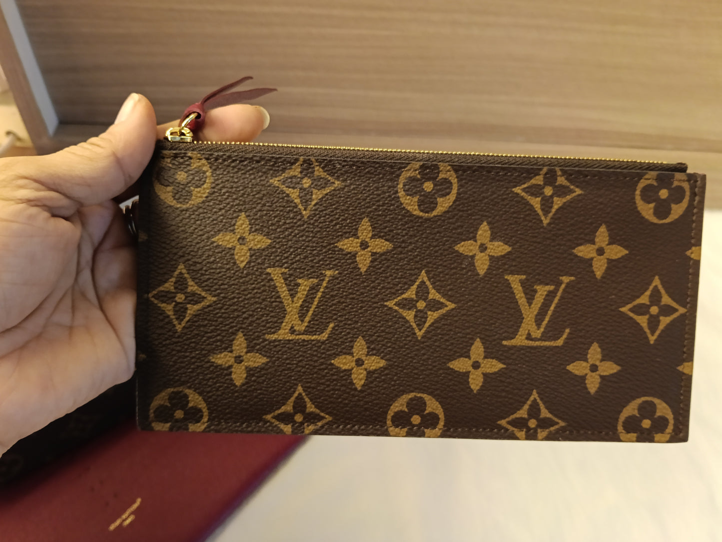 LV Pochette Felicie GM Monogram Fuchsia (CHIP)