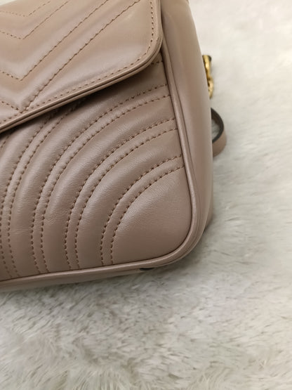 Gucci Marmont Small Nude GHW