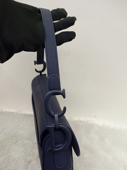 Dior Saddle Medium Ultra Matte Blue 2020