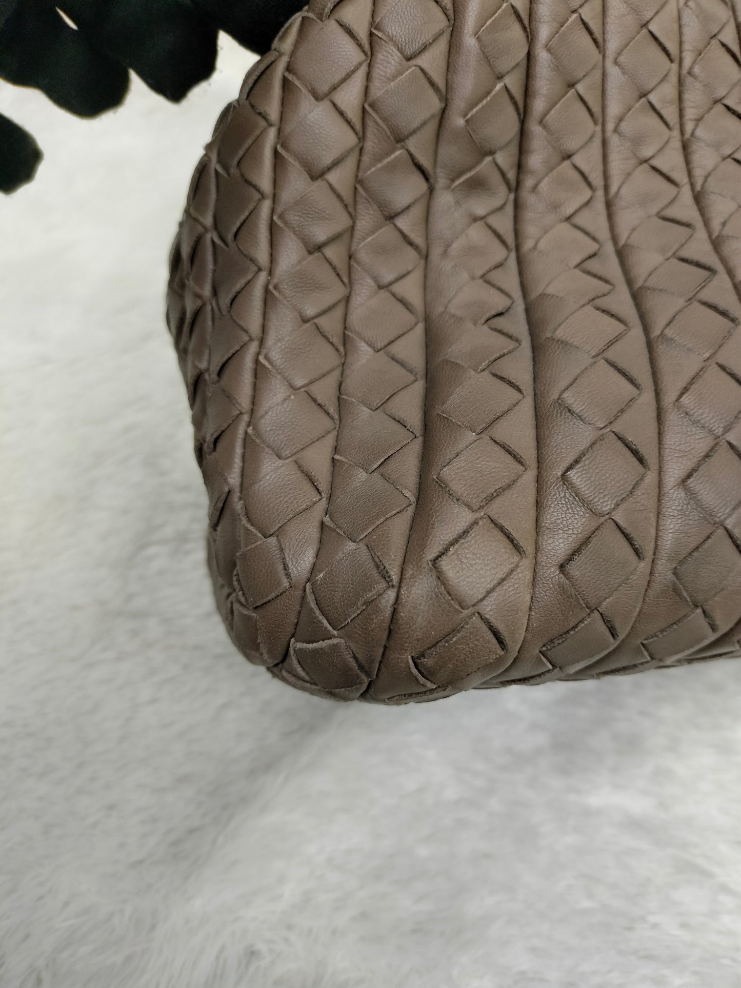 Bottega Veneta Intrecciato Doctor Bag Beige RHW 2008