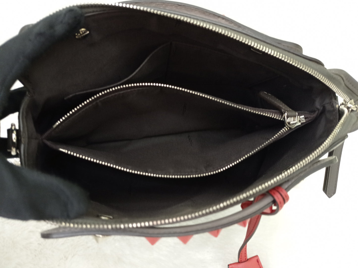 Fendi BTW Medium Sleepy Monster Multicolour Studded SHW