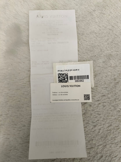 *NEW* LV Portefeuille Multiple Epi Noir M (CHIP)
