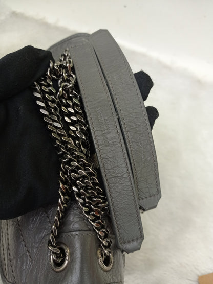 YsL Niki Baby Calfskin Grey RHW 2018