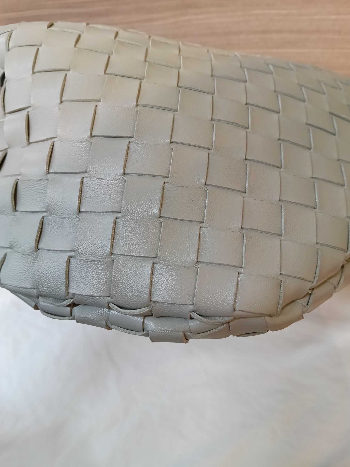 Bottega Veneta Sardine Top Handle Grey GHW