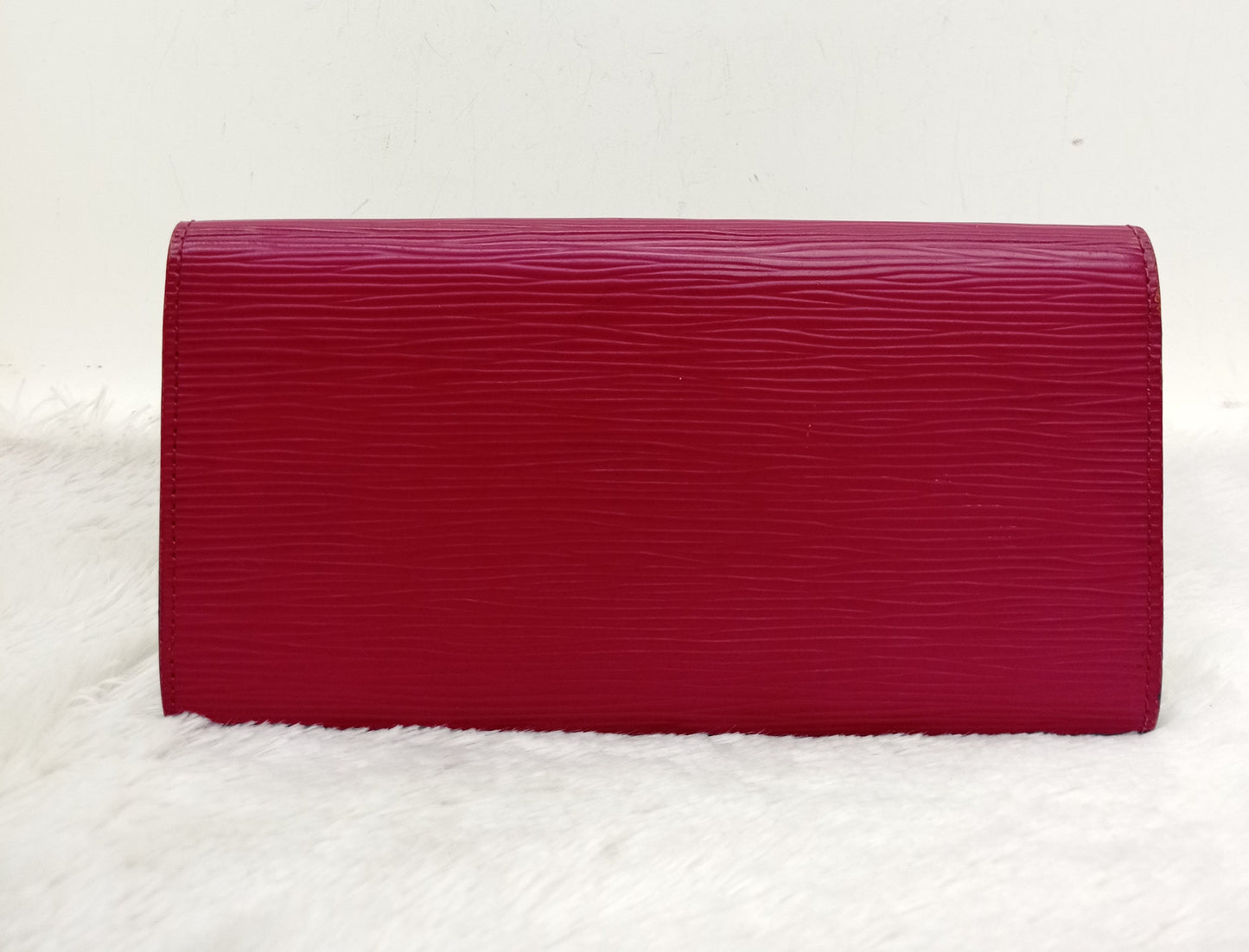 LV Emilie NM Wallet Epi Fuchsia Brown 2017